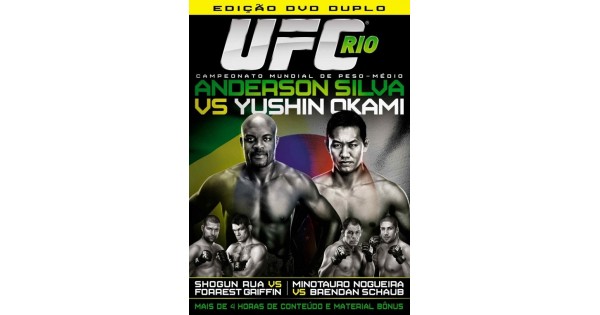 DVD UFC Rio - Campeonato de Peso-Médio (2 DVD's)