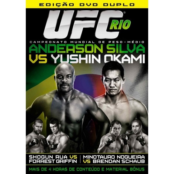DVD UFC Rio - Campeonato de Peso-Médio (2 DVD's)