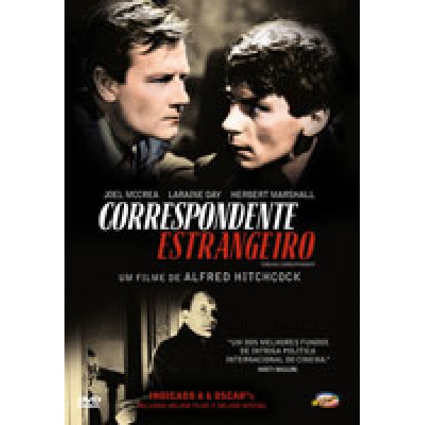 DVD Correspondente Estrangeiro (Alfred Hitchcock)