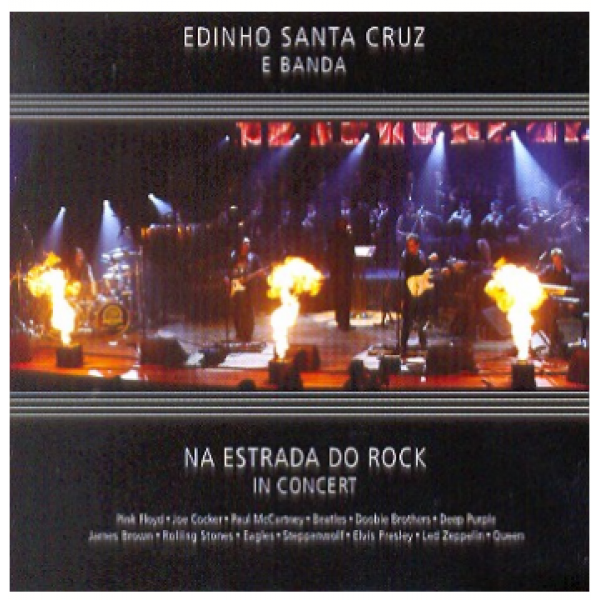 CD Edinho Santa Cruz e Banda - Na Estrada do Rock: In Concert