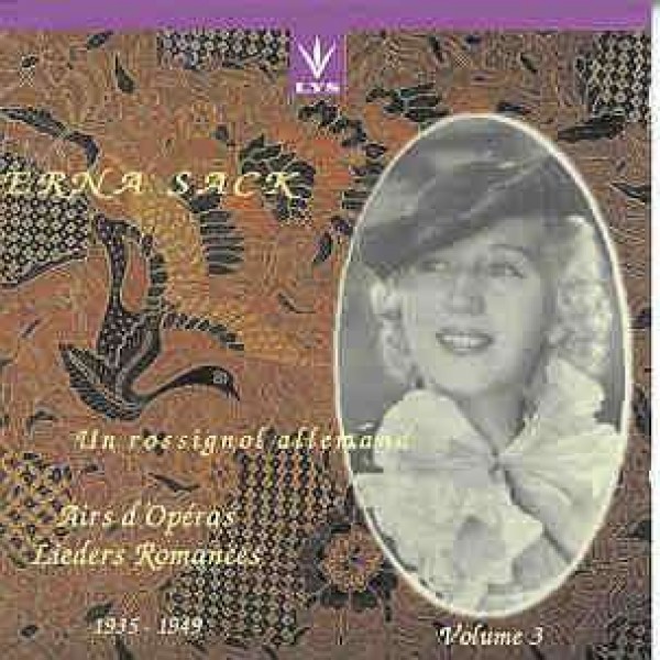CD Erna Sack - Un Rossignol Allemand Vol. 3 (IMPORTADO)