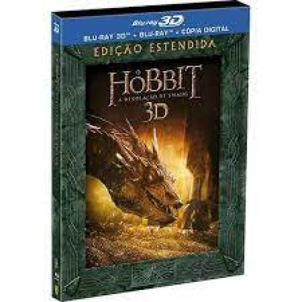 Blu-Ray 3D + Blu-Ray + Cópia Digital - O Hobbit - A Desolação De Smaug (Edição Estendida - 5 Discos)