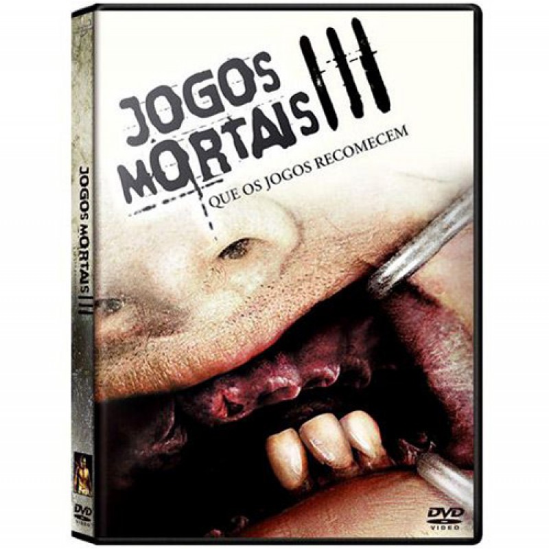 DVD Jogos Mortais III - Que Os Jogos Recomecem