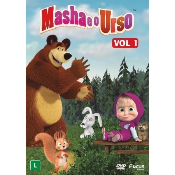 DVD Masha E O Urso Vol. 1