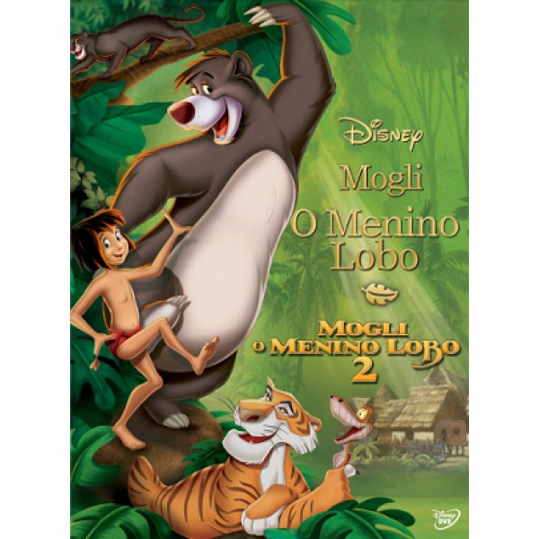 DVD Mogli - O Menino Lobo + Mogli - O Menino Lobo 2 (DUPLO)