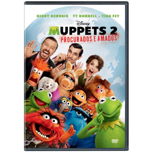 DVD Os Muppets 2 - Procurados e Amados