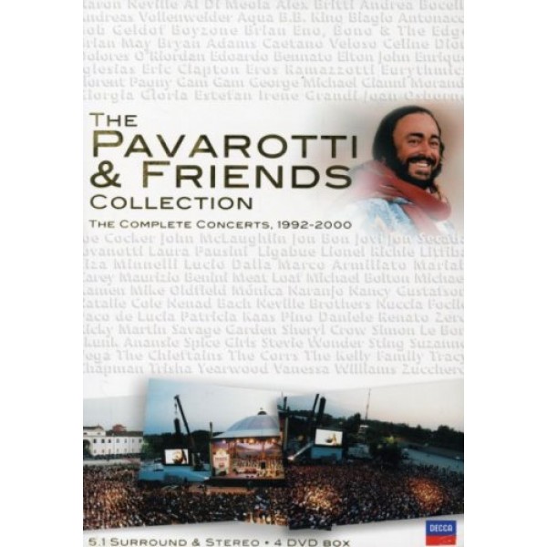 Box The Pavarotti & Friends Collection - The Complete Concerts 1992-2000 (4 DVD's)