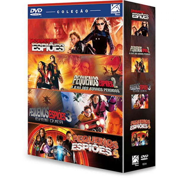 Box Pequenos Espiões (4 DVD's)