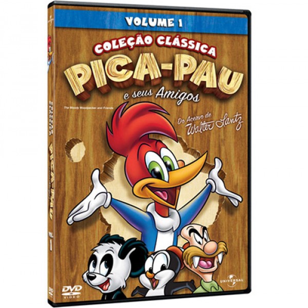 DVD Pica-Pau - Coleção Clássica - Vol. 1