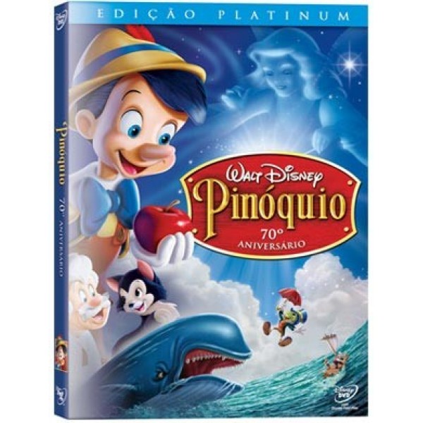 DVD Pinóquio - Edição Platinum 70º Aniversário (DUPLO)