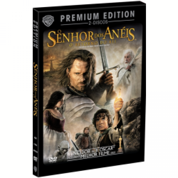 DVD O Senhor dos Anéis: O Retorno da Rei (Premium Edition - DUPLO)