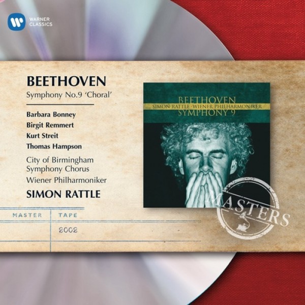 CD Simon Rattle - Beethoven Symphony Nº 9 - Série Masters