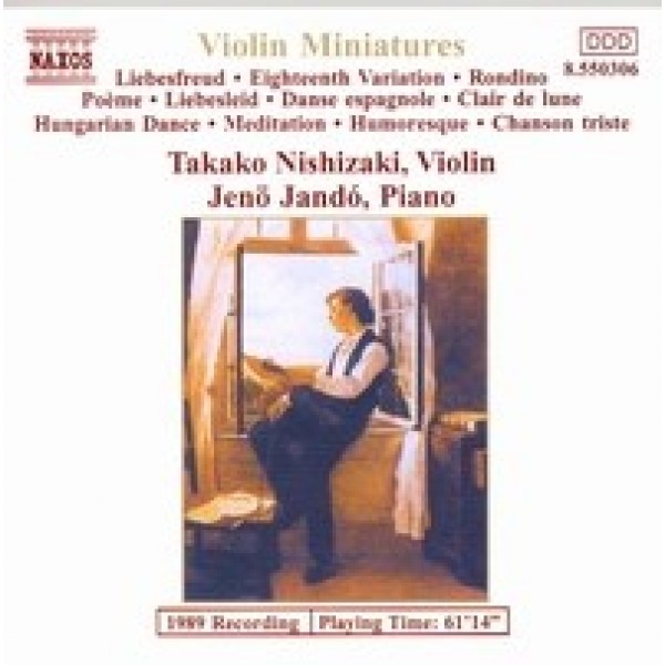 CD Takako Nishizaki/Jeno Jandó - Violin Miniatures