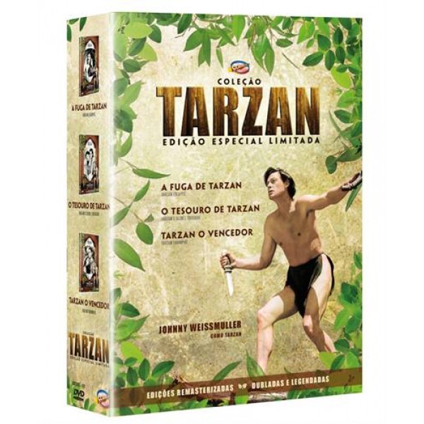 Box Tarzan - Edição Especial Limitada  Vol.1 (3 DVD`s)
