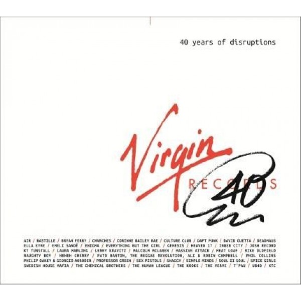 CD Virgin Records - 40 Years Of Disruptions (TRIPLO)